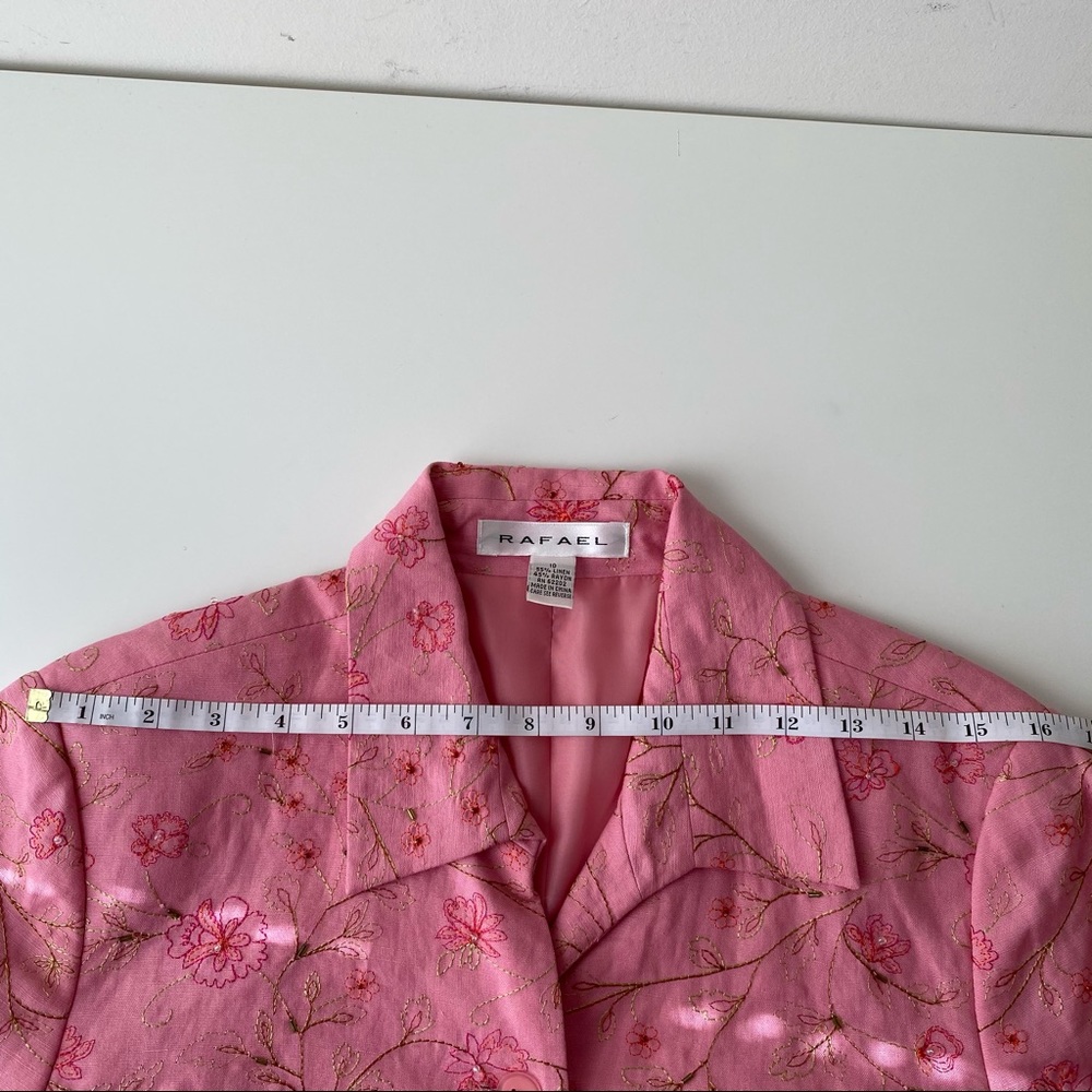 (Size 10) Rafaella Embroidered Linen - Picture 8 of 13